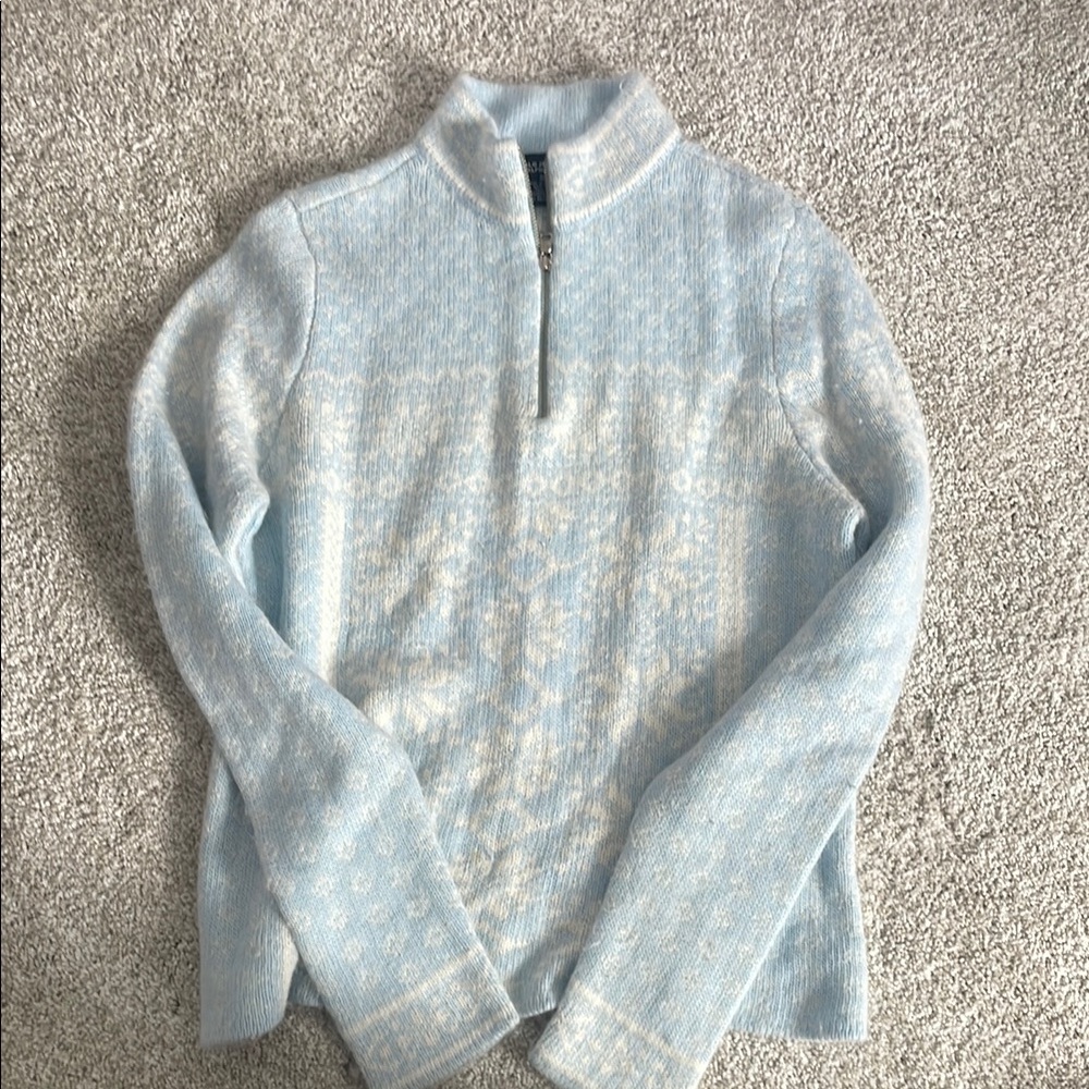 Polo by Ralph Lauren Blue Cowl Neck Sweater